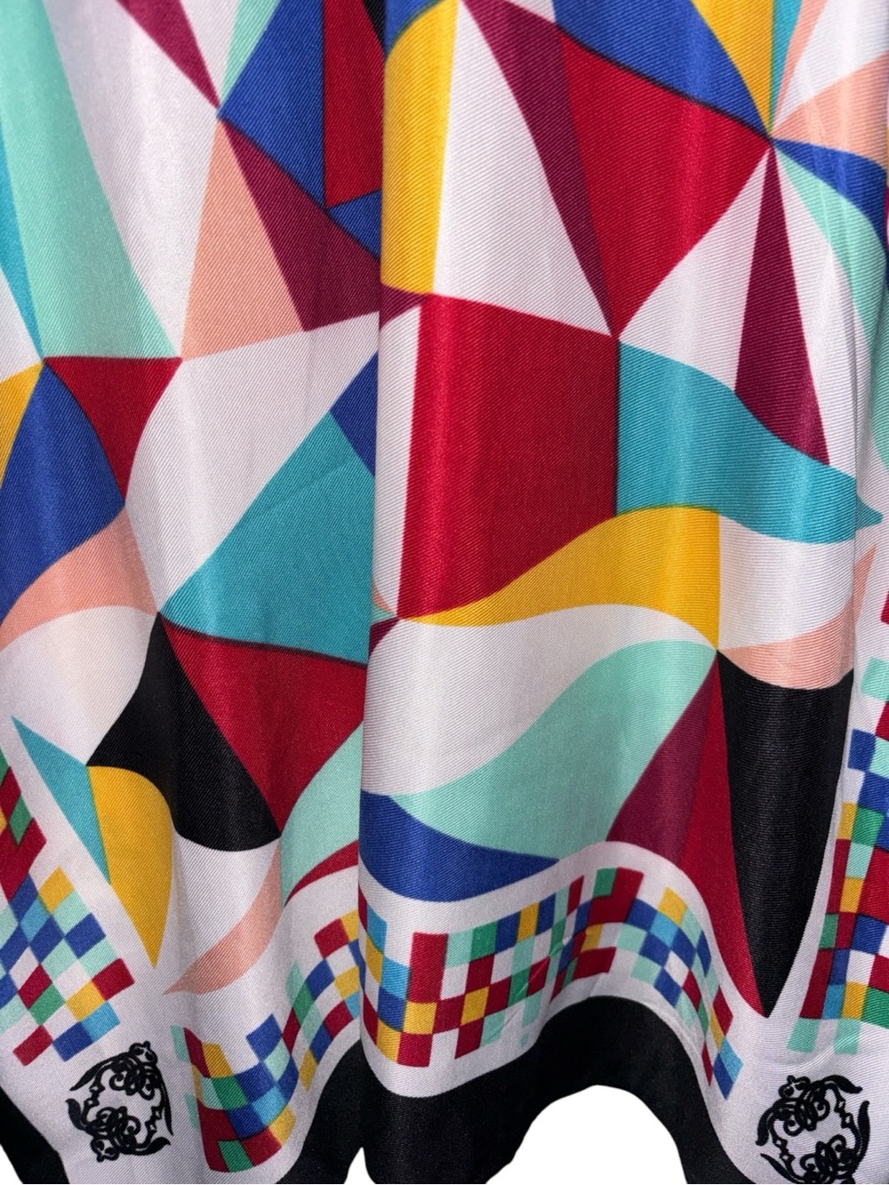 Multicolor Geometric Kimono, NWT - Picture 6 of 8
